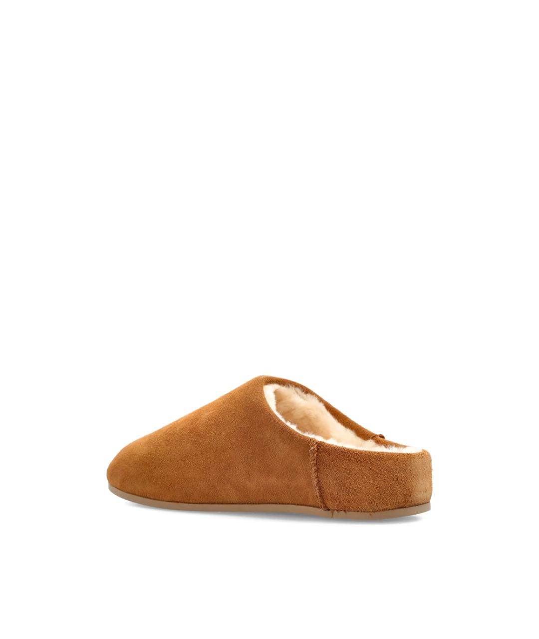 UGG Коричневые замшевые мюли, фото 4