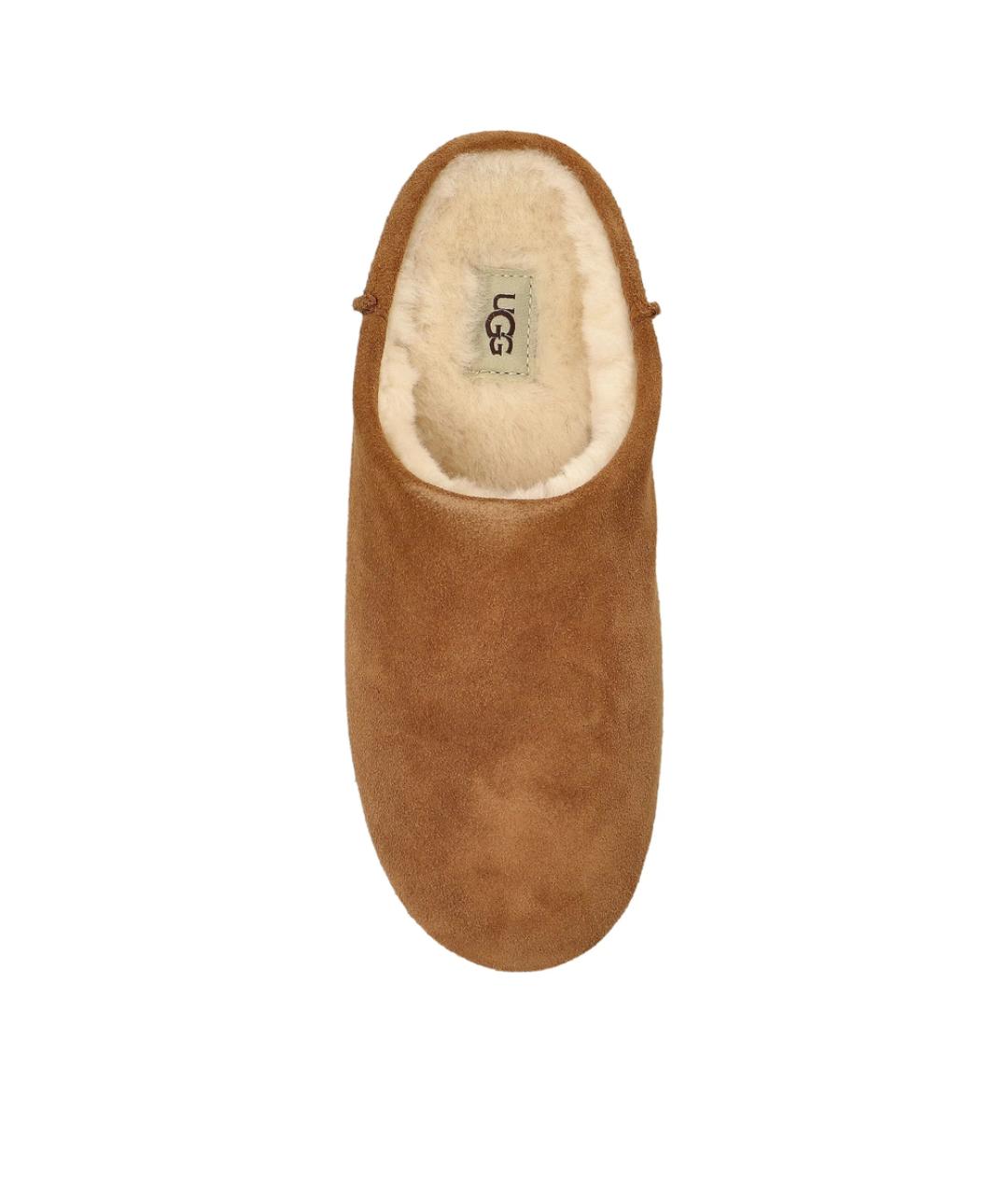 UGG Коричневые замшевые мюли, фото 5