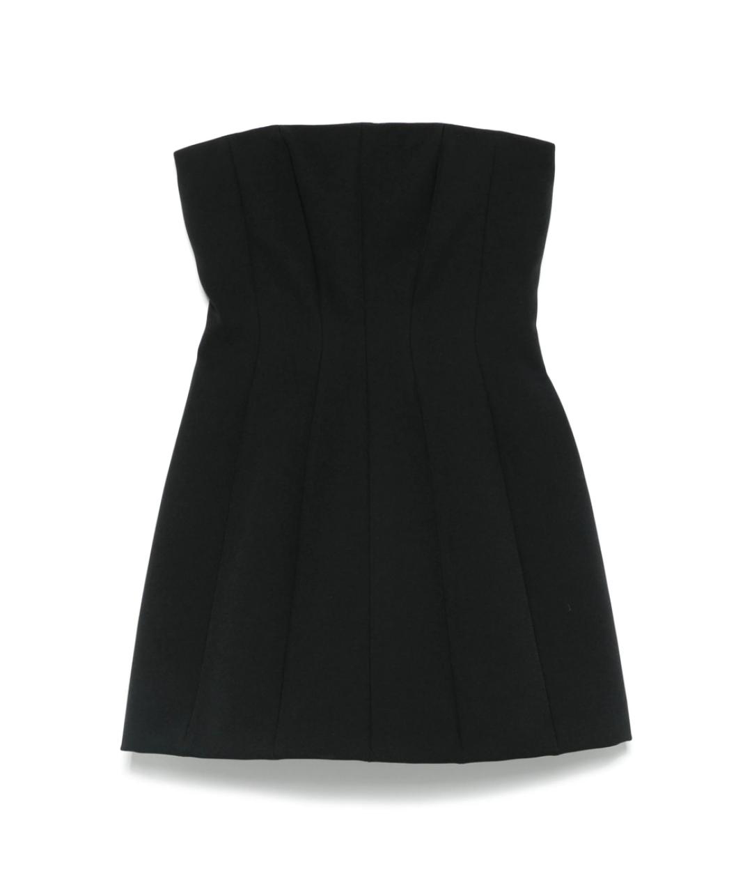 MAX MARA Черное полиэстеровое коктейльное платье, фото 1