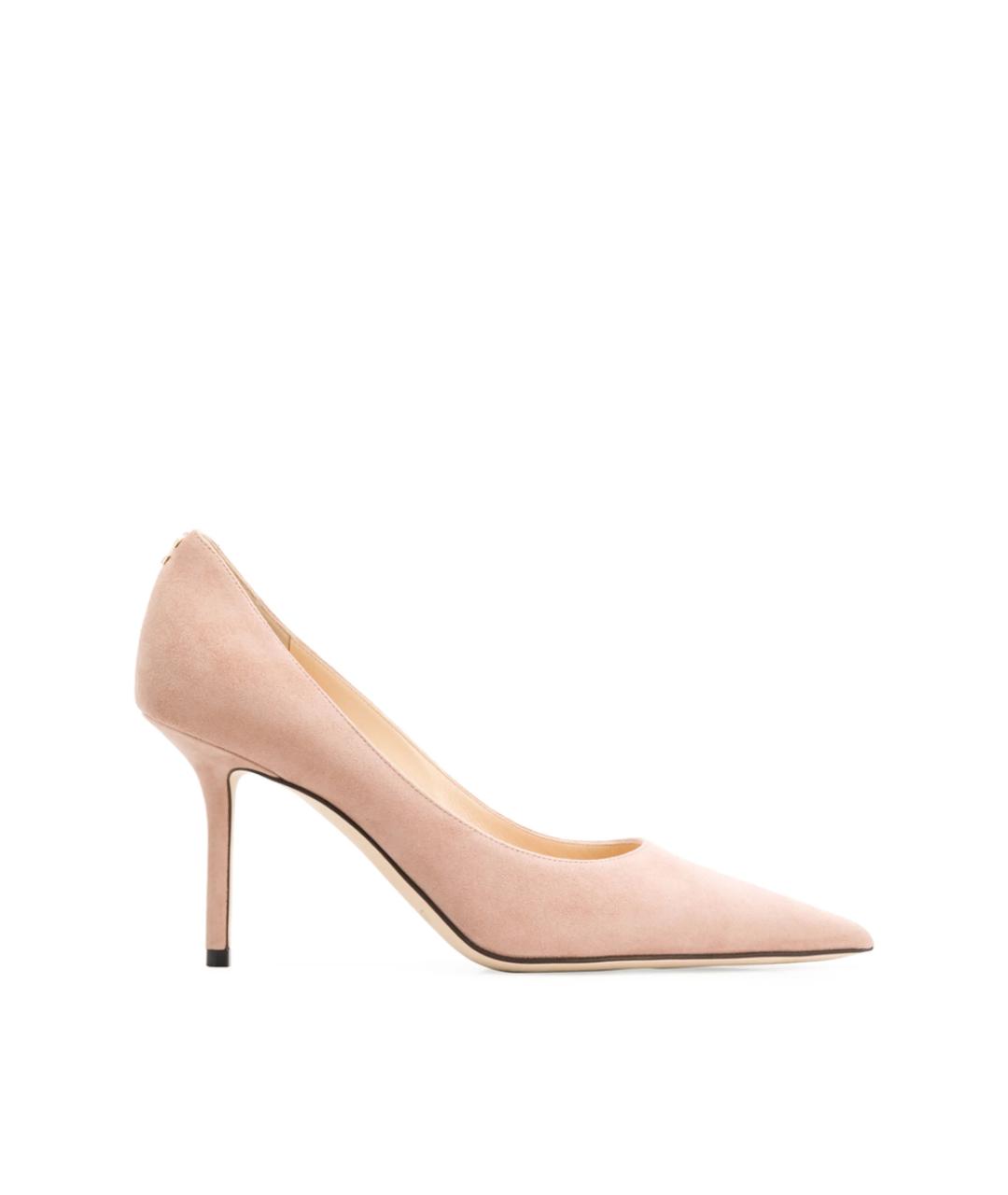 JIMMY CHOO Розовые замшевые туфли, фото 1