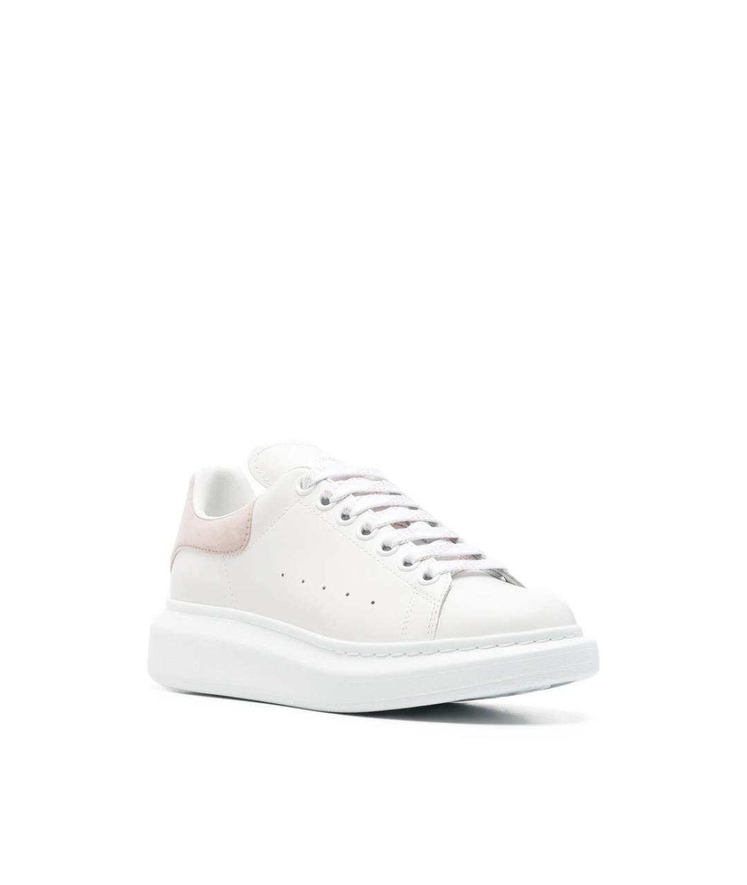 ALEXANDER MCQUEEN Белые кожаные кроссовки, фото 2