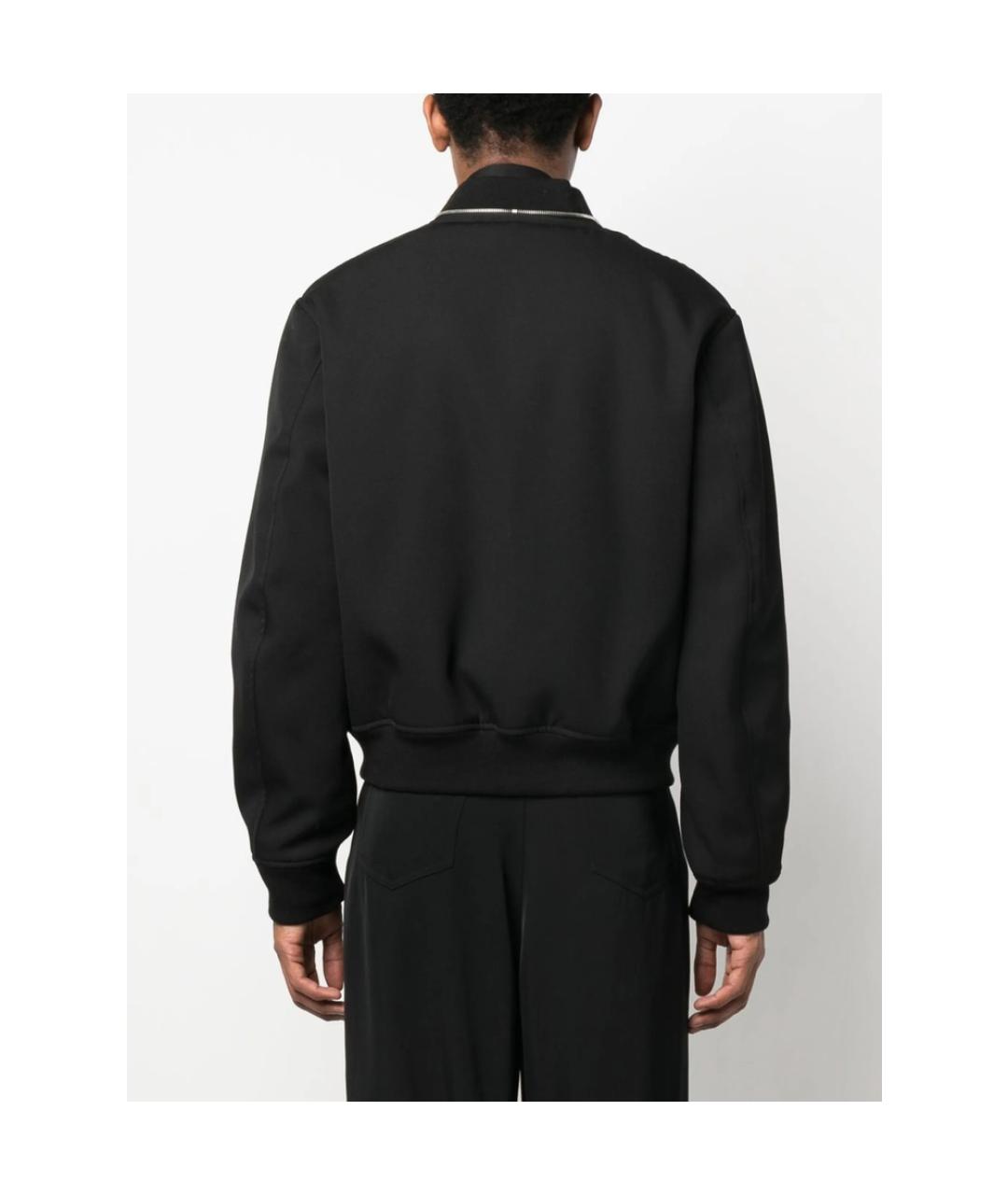 JIL SANDER Черная хлопковая куртка, фото 2
