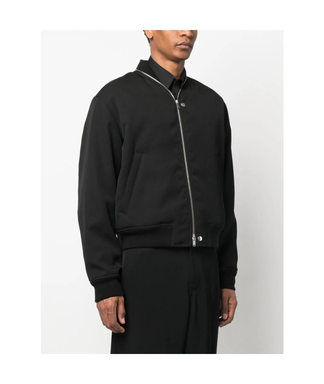 JIL SANDER Черная хлопковая куртка, фото 5