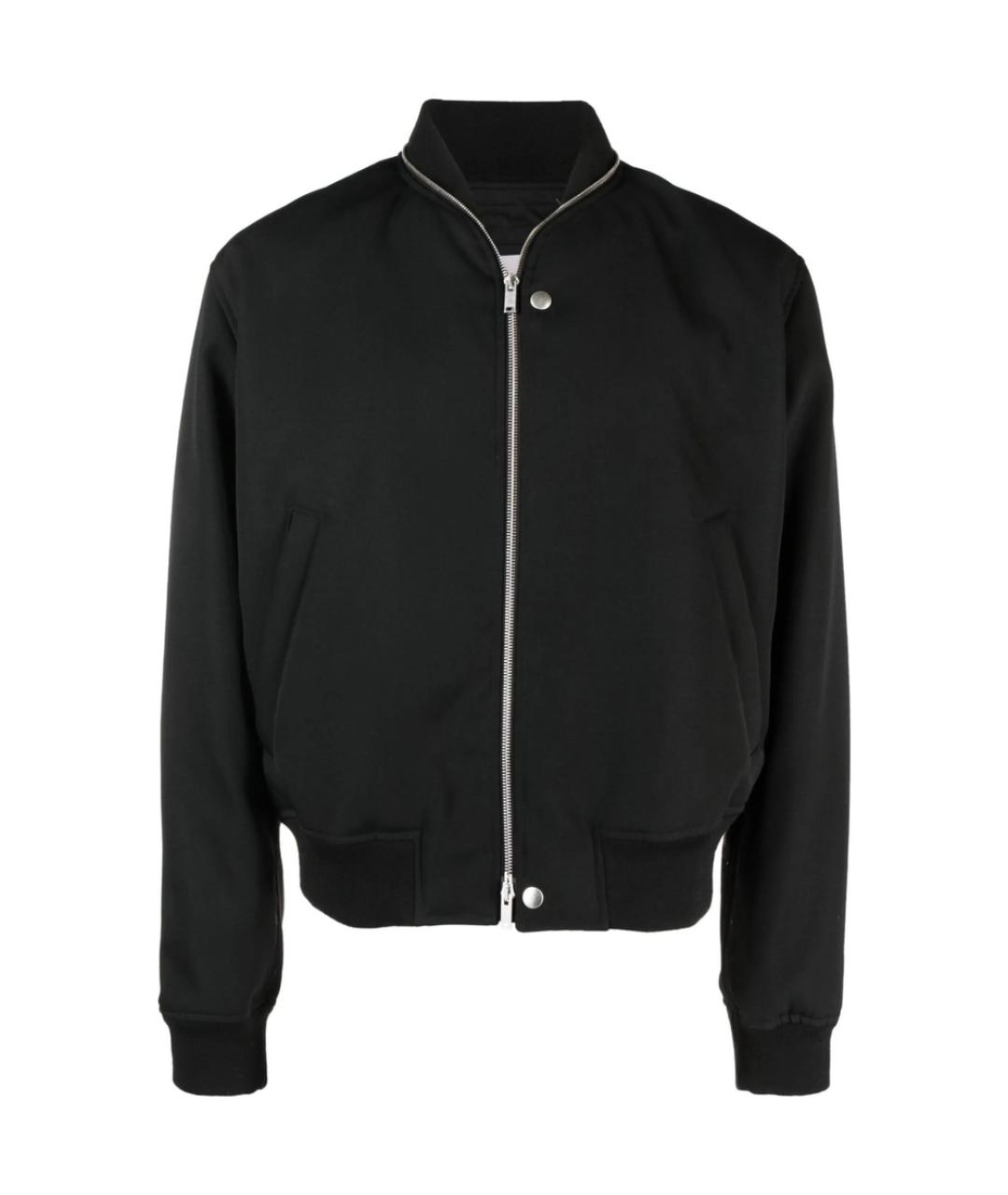 JIL SANDER Черная хлопковая куртка, фото 1