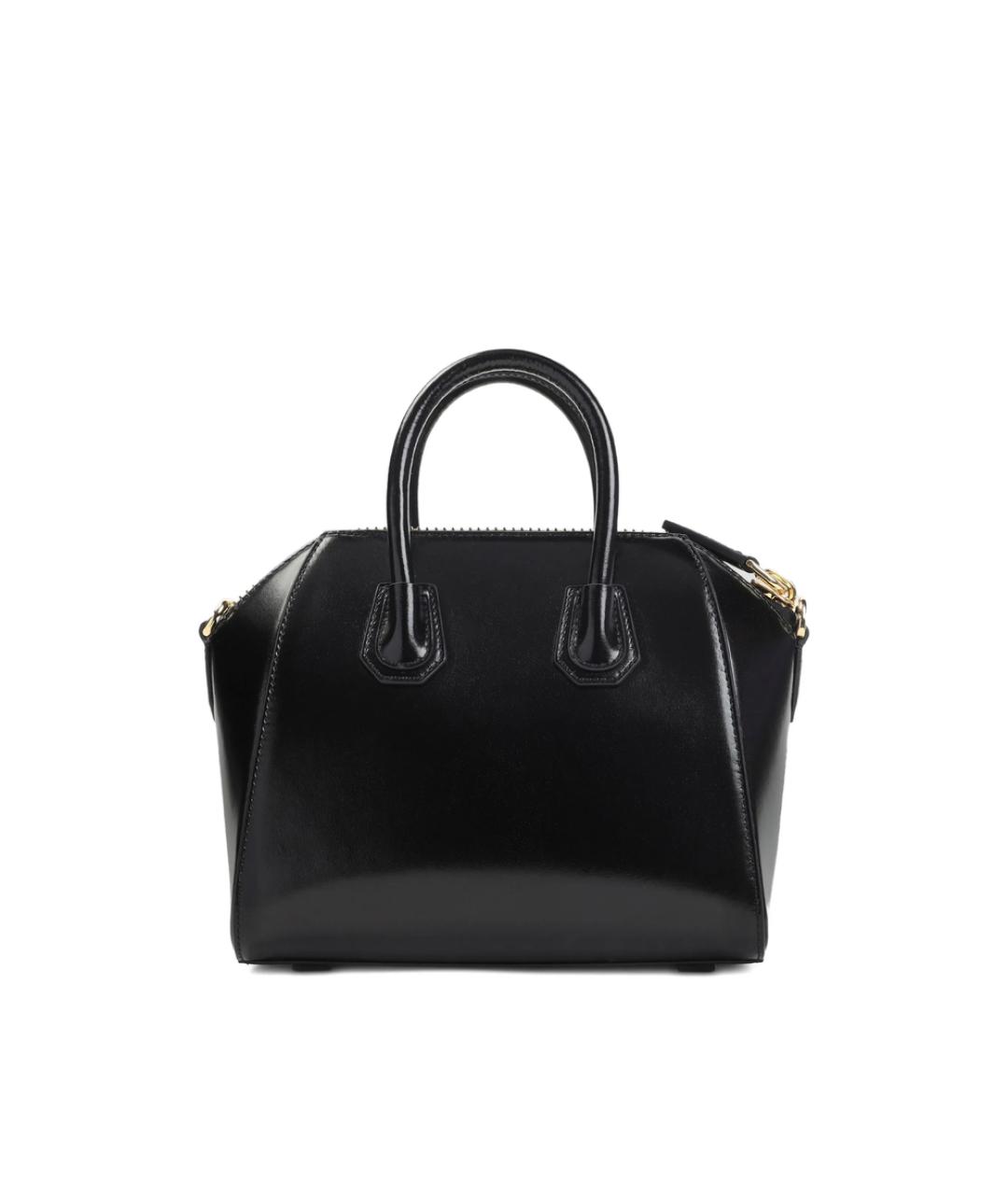 GIVENCHY Черная кожаная сумка тоут, фото 2