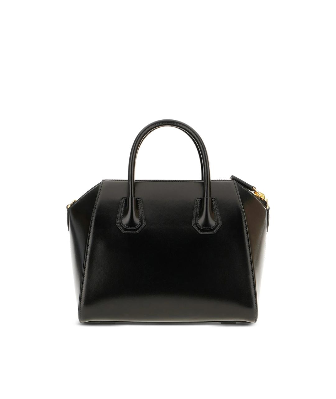 GIVENCHY Черная кожаная сумка тоут, фото 3