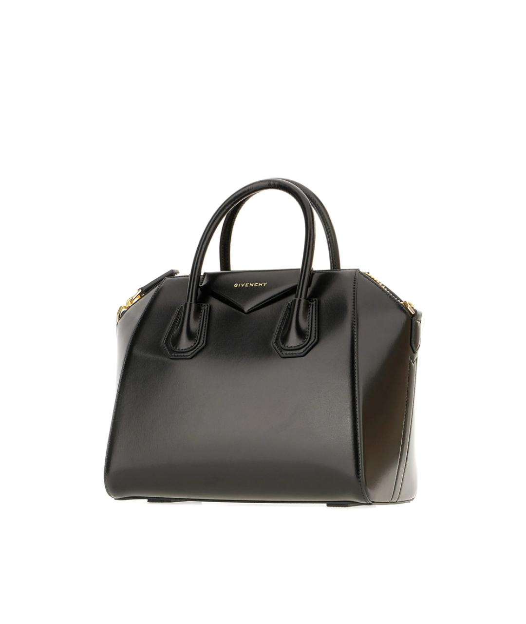 GIVENCHY Черная кожаная сумка тоут, фото 2
