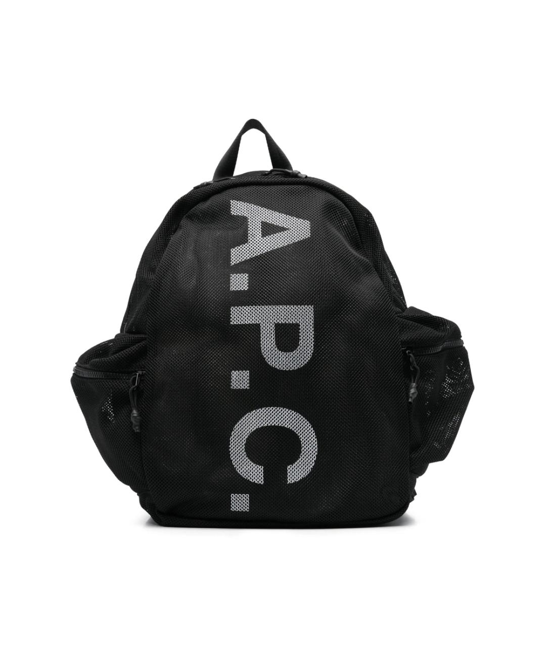 A.P.C. Черный синтетический рюкзак, фото 1