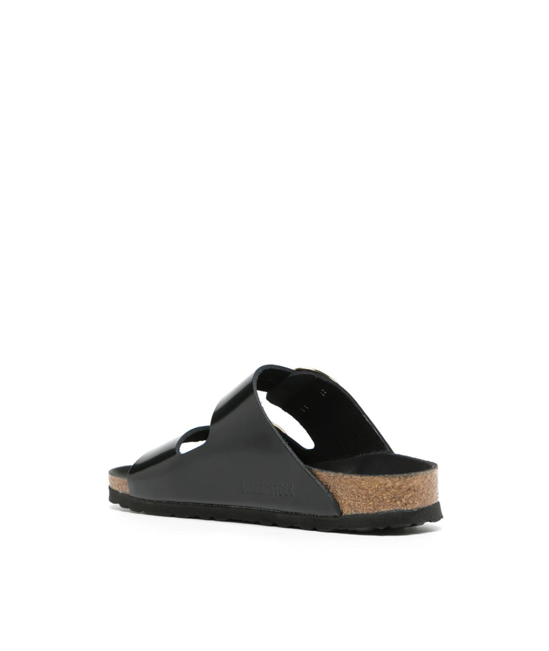 BIRKENSTOCK Черные кожаные сандалии, фото 3