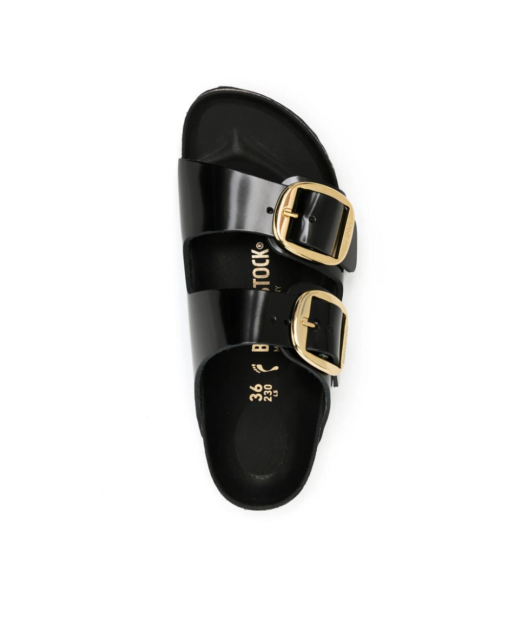 BIRKENSTOCK Черные кожаные сандалии, фото 2