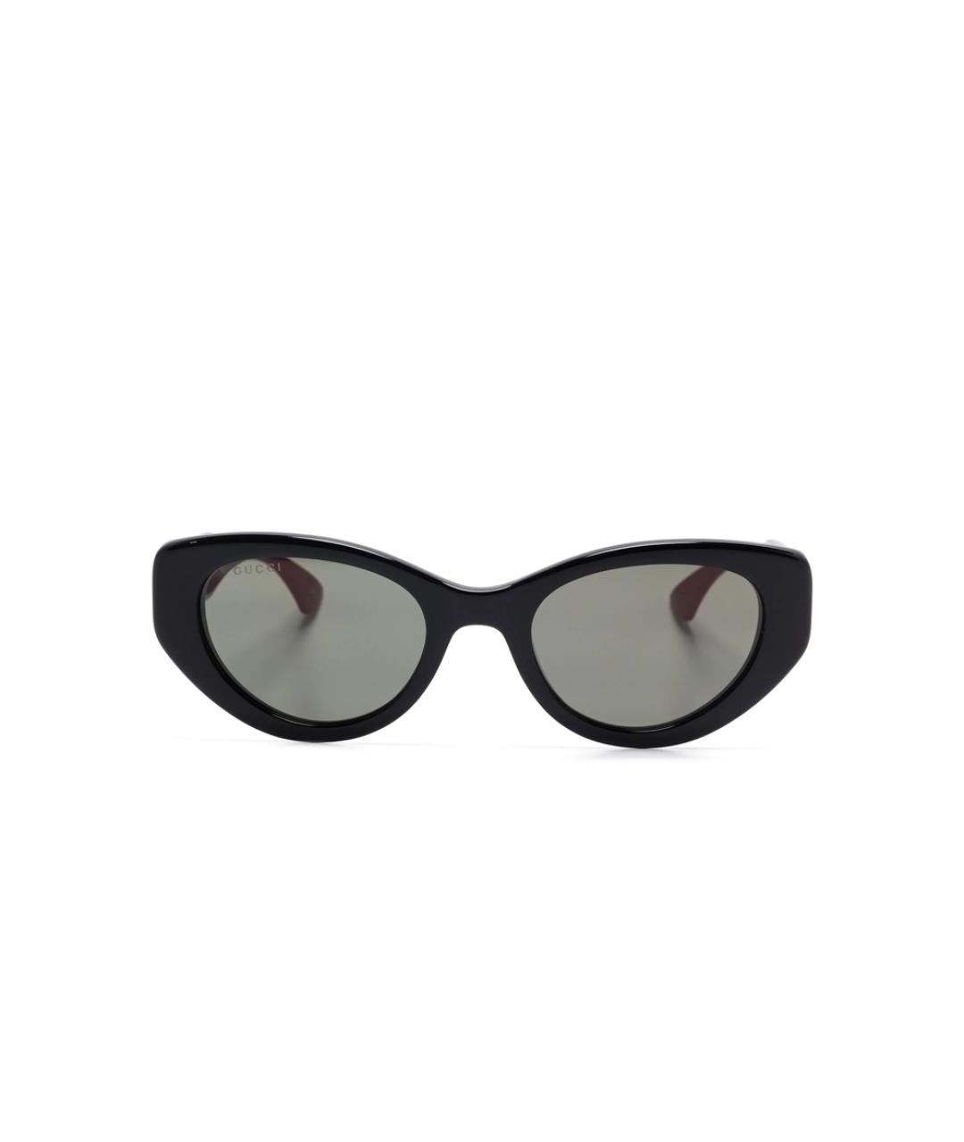 GUCCI Черные пластиковые солнцезащитные очки, фото 2