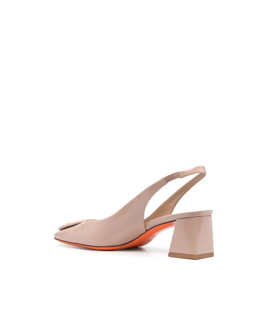SANTONI Розовые кожаные туфли, фото 4