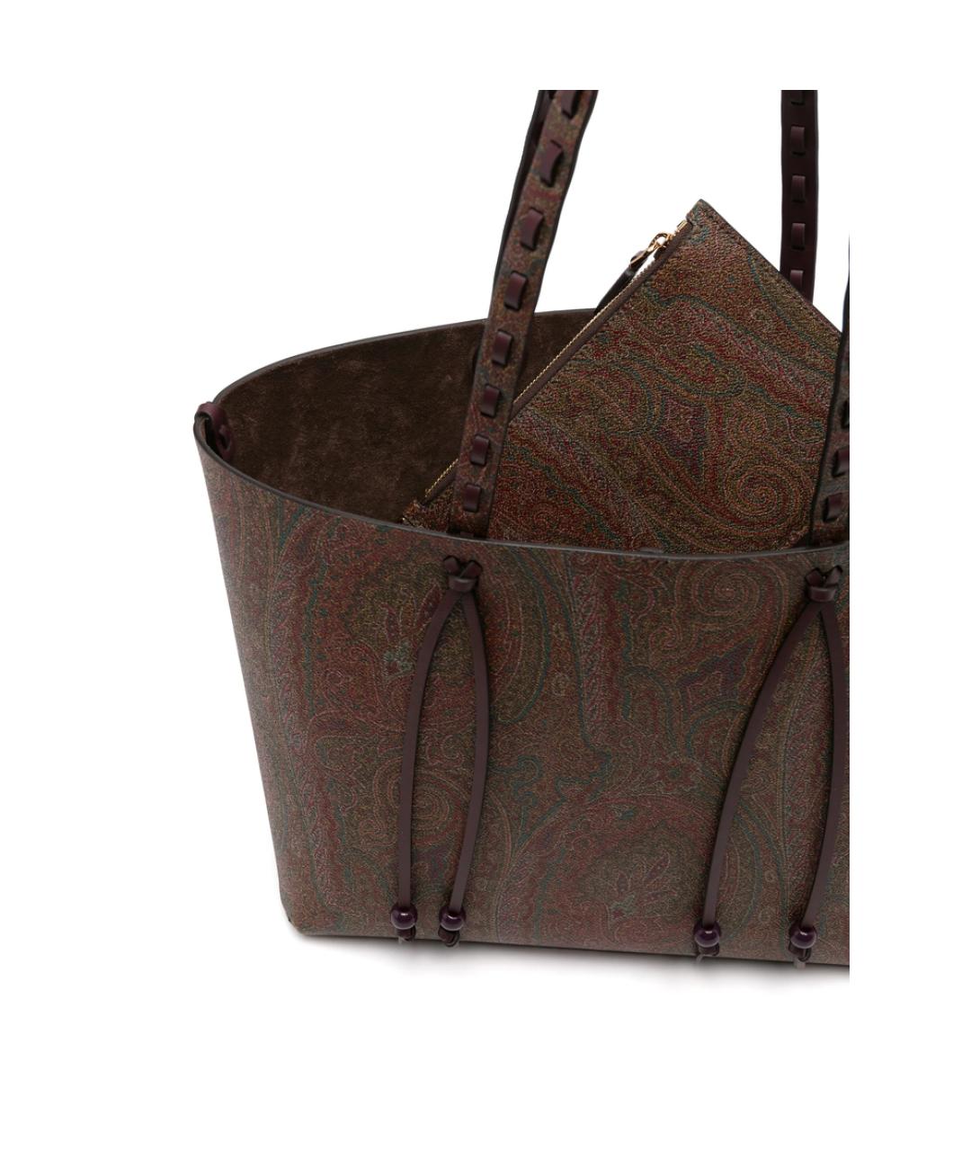 ETRO Коричневая сумка тоут, фото 5