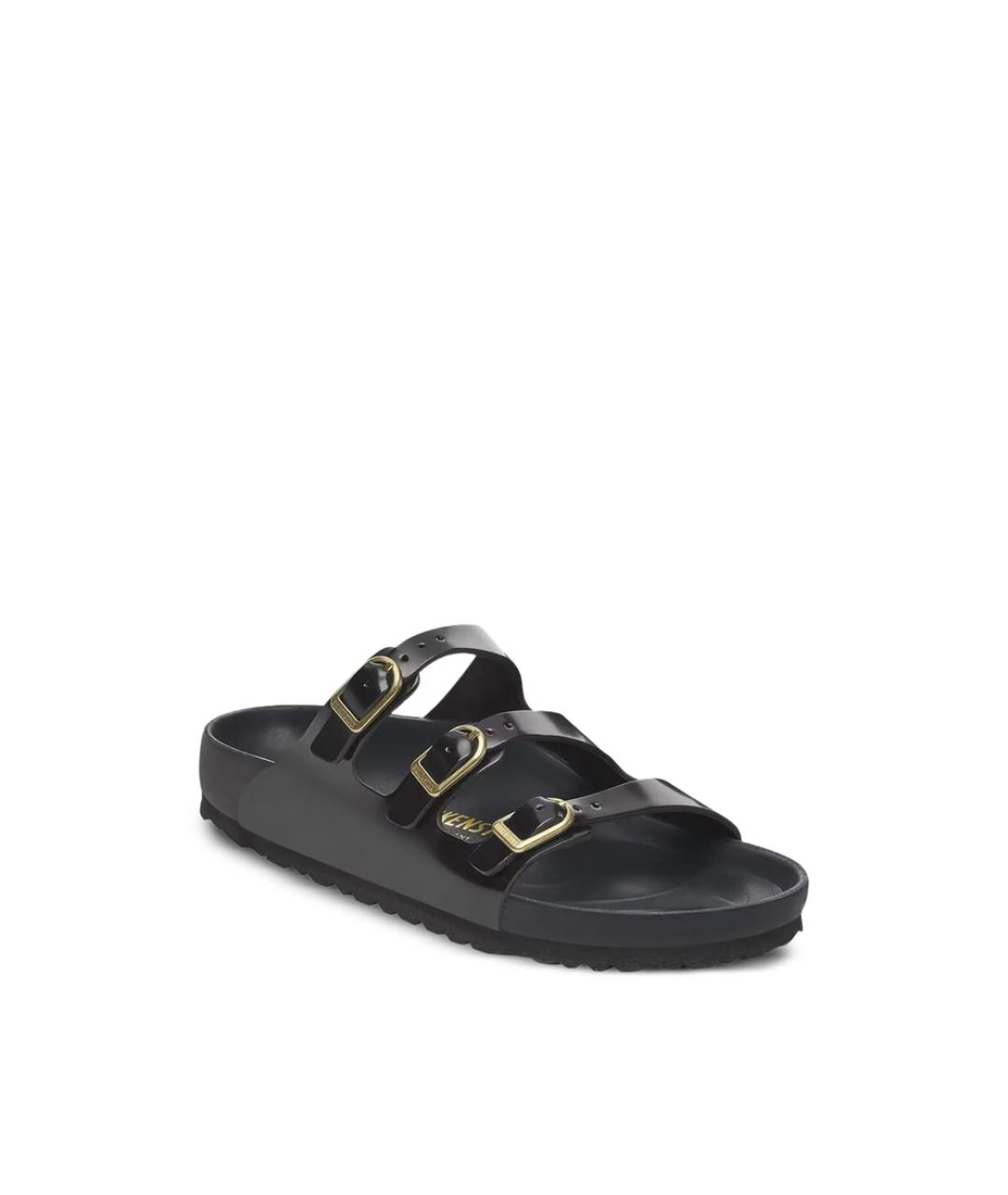 BIRKENSTOCK Черные кожаные сандалии, фото 3