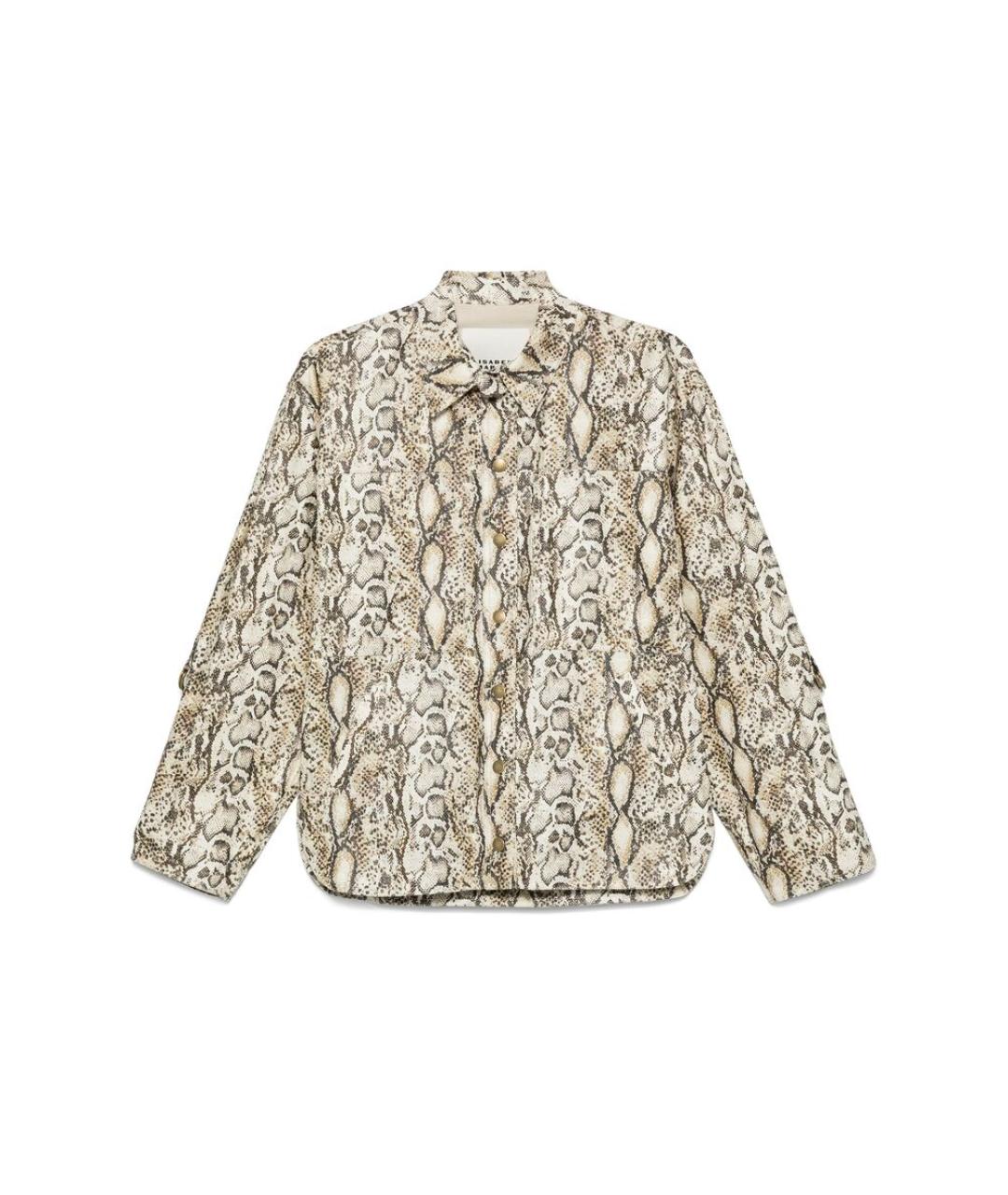 ISABEL MARANT Бежевая хлопковая куртка, фото 1