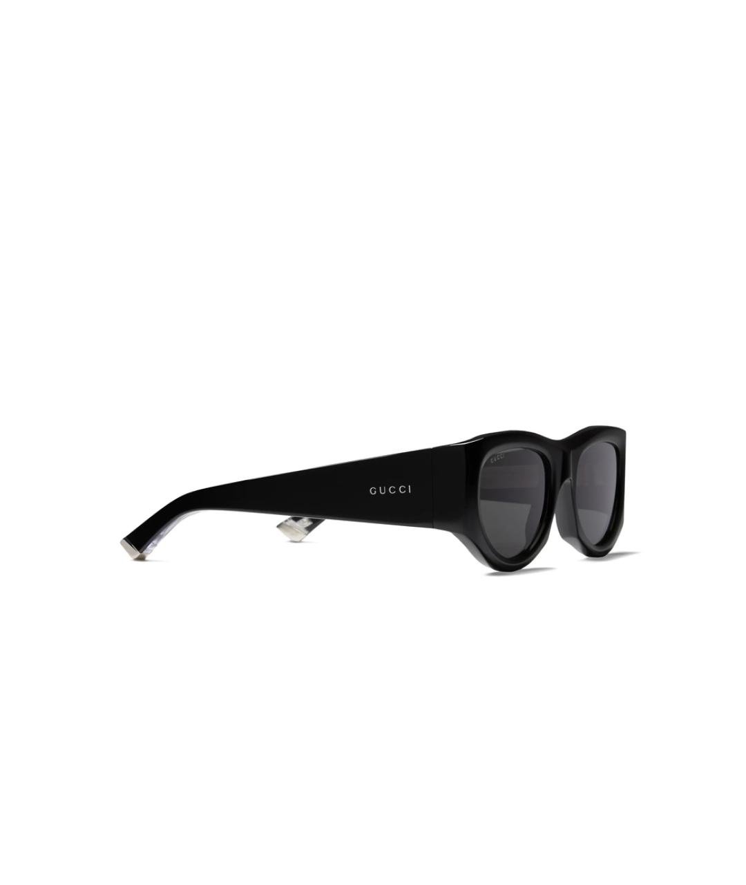 GUCCI Черные пластиковые солнцезащитные очки, фото 2
