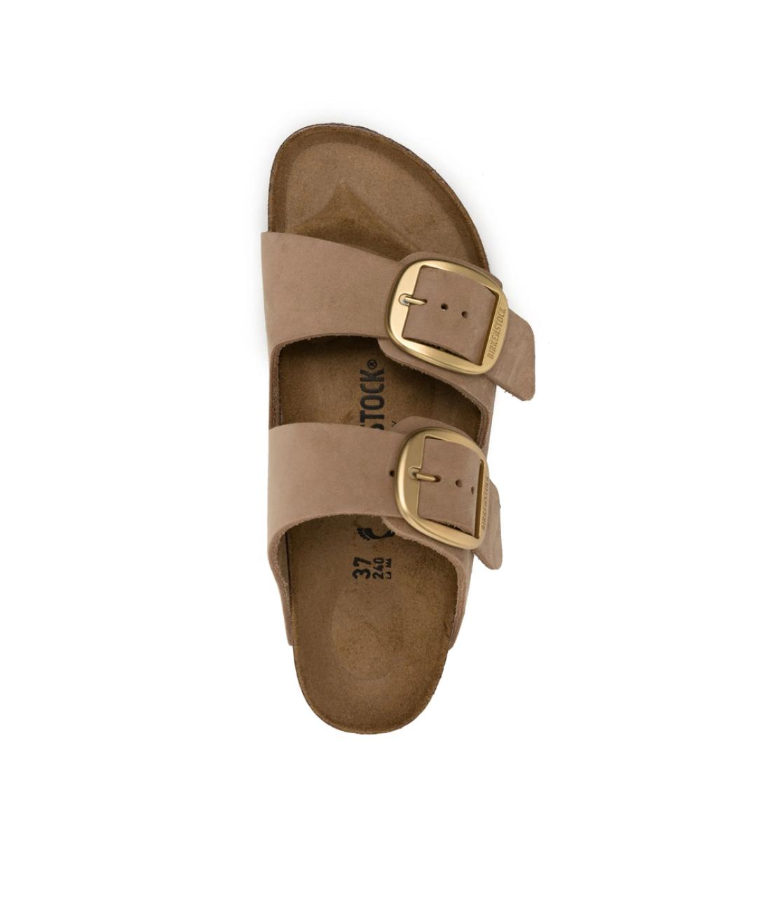 BIRKENSTOCK Бежевые замшевые сандалии, фото 2