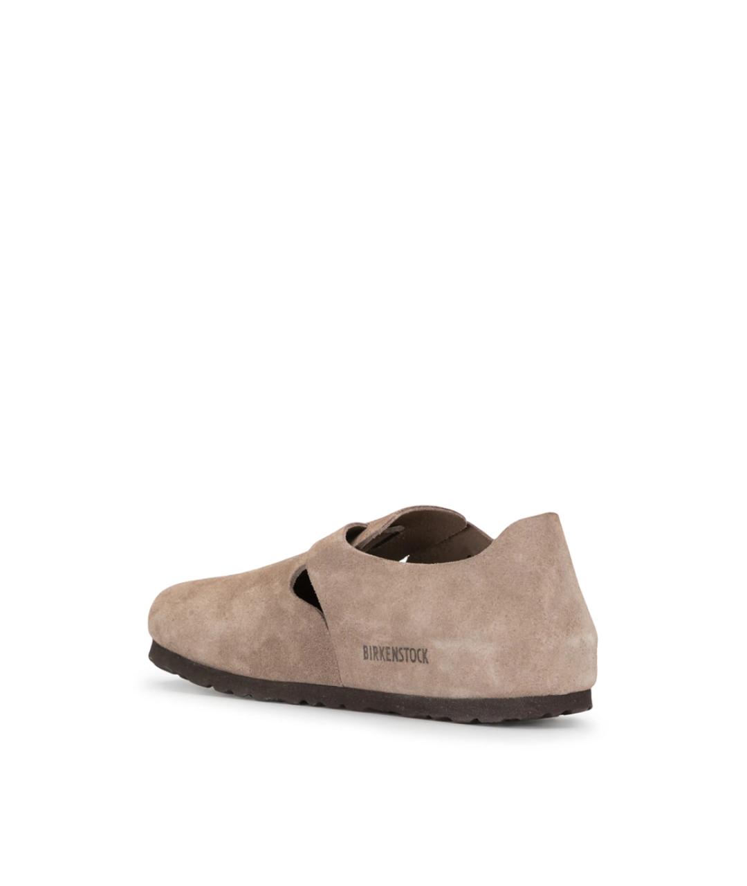 BIRKENSTOCK Бежевые замшевые лоферы, фото 3