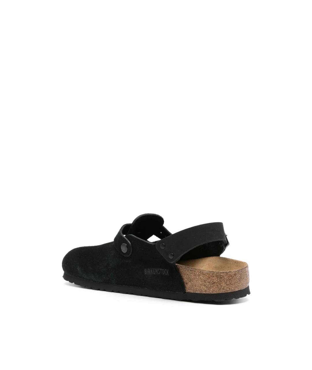BIRKENSTOCK Черные замшевые сандалии, фото 3