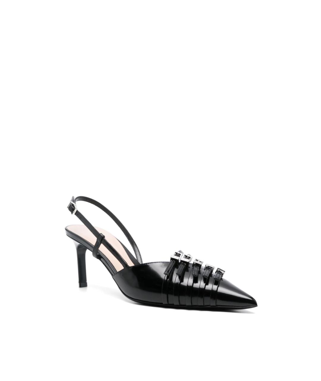 GUCCI Черные кожаные туфли, фото 4