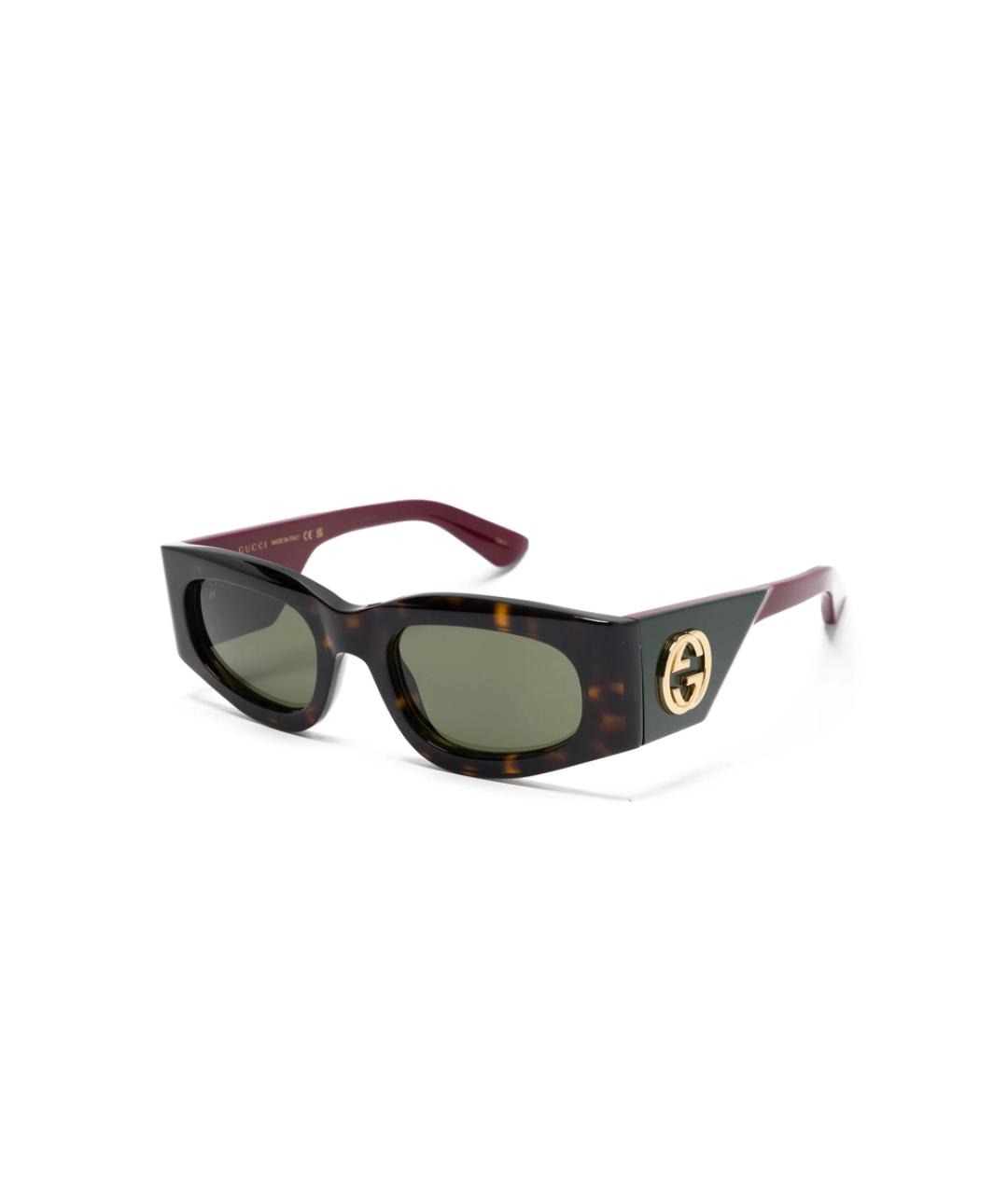 GUCCI Мульти пластиковые солнцезащитные очки, фото 4