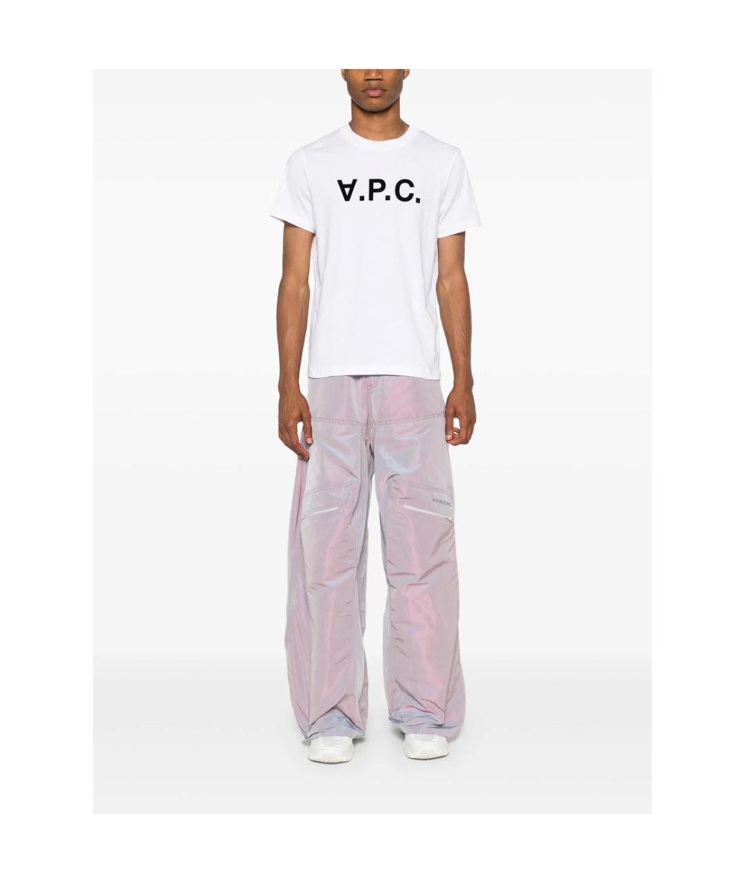 A.P.C. Белая хлопковая футболка, фото 2