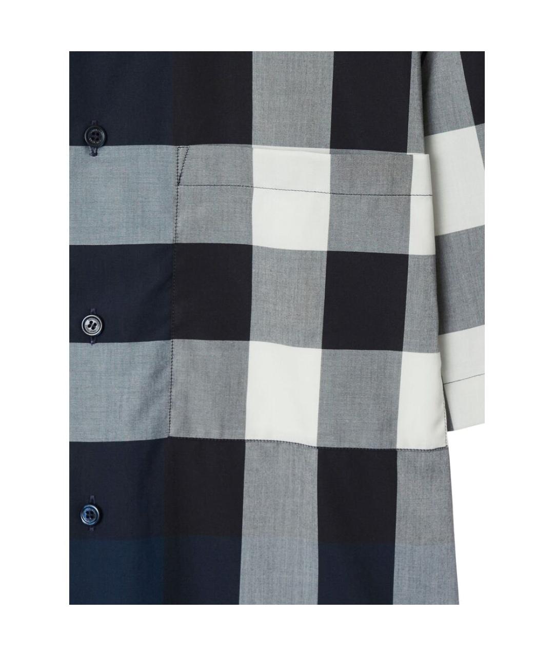 BURBERRY Мульти хлопковая кэжуал рубашка, фото 2