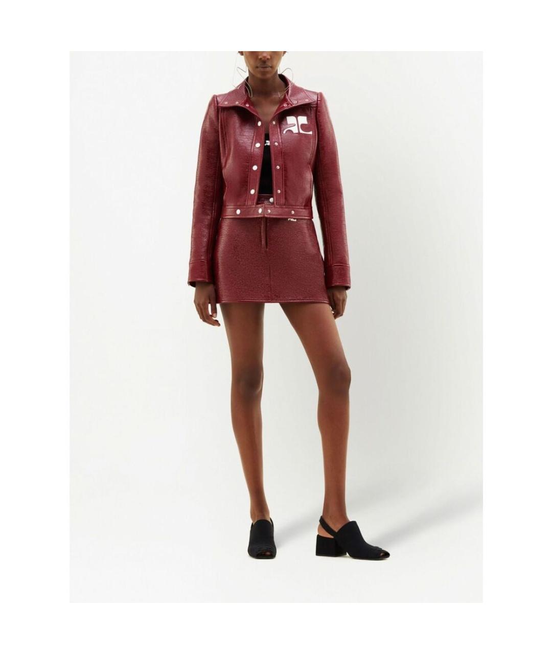 COURREGES Красная хлопковая куртка, фото 3