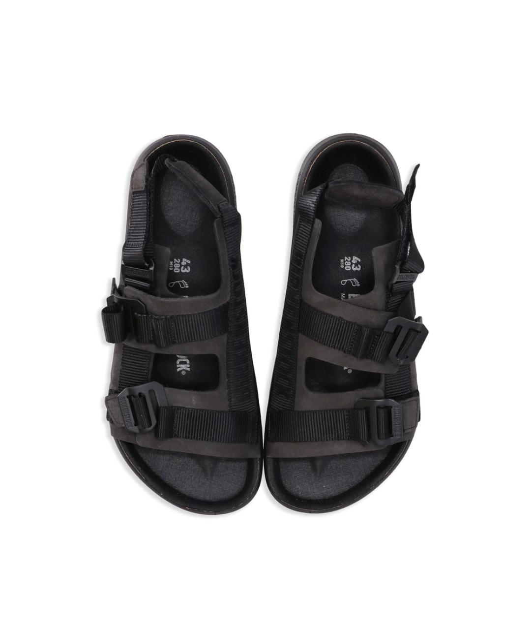 BIRKENSTOCK Черные кожаные сандалии, фото 4