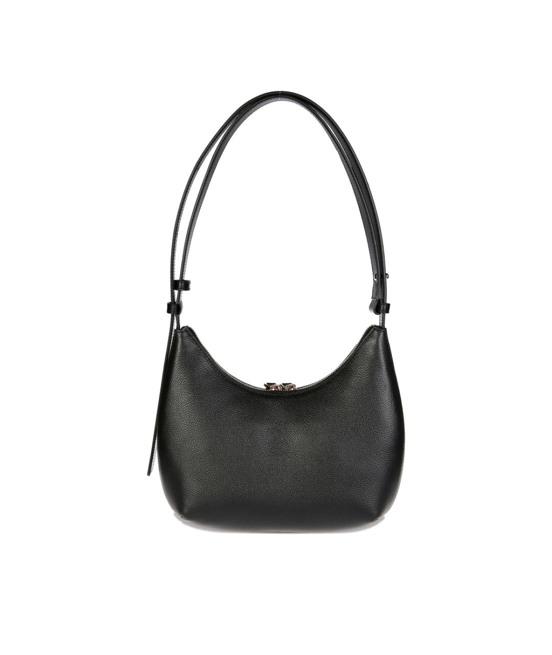 FURLA Черная кожаная сумка через плечо, фото 2