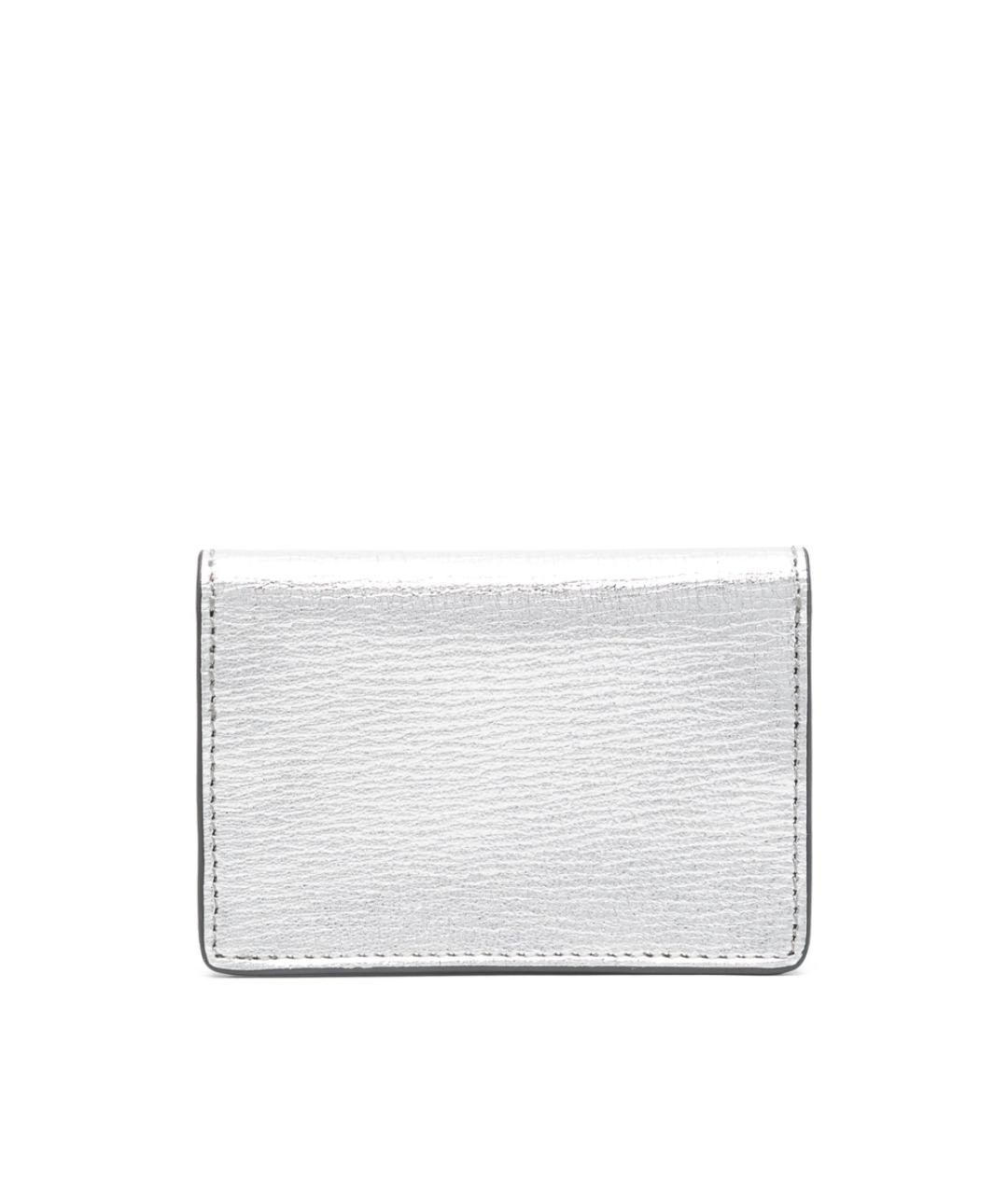 ANYA HINDMARCH Серебряный кожаный кошелек, фото 2