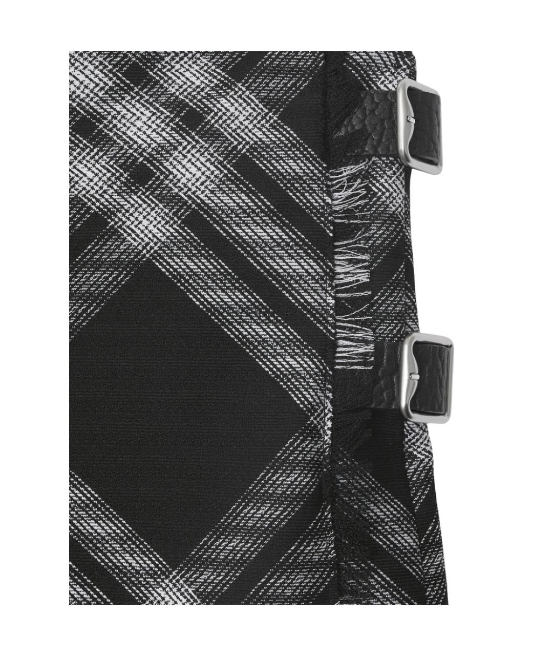 BURBERRY Серое шерстяное повседневное платье, фото 3