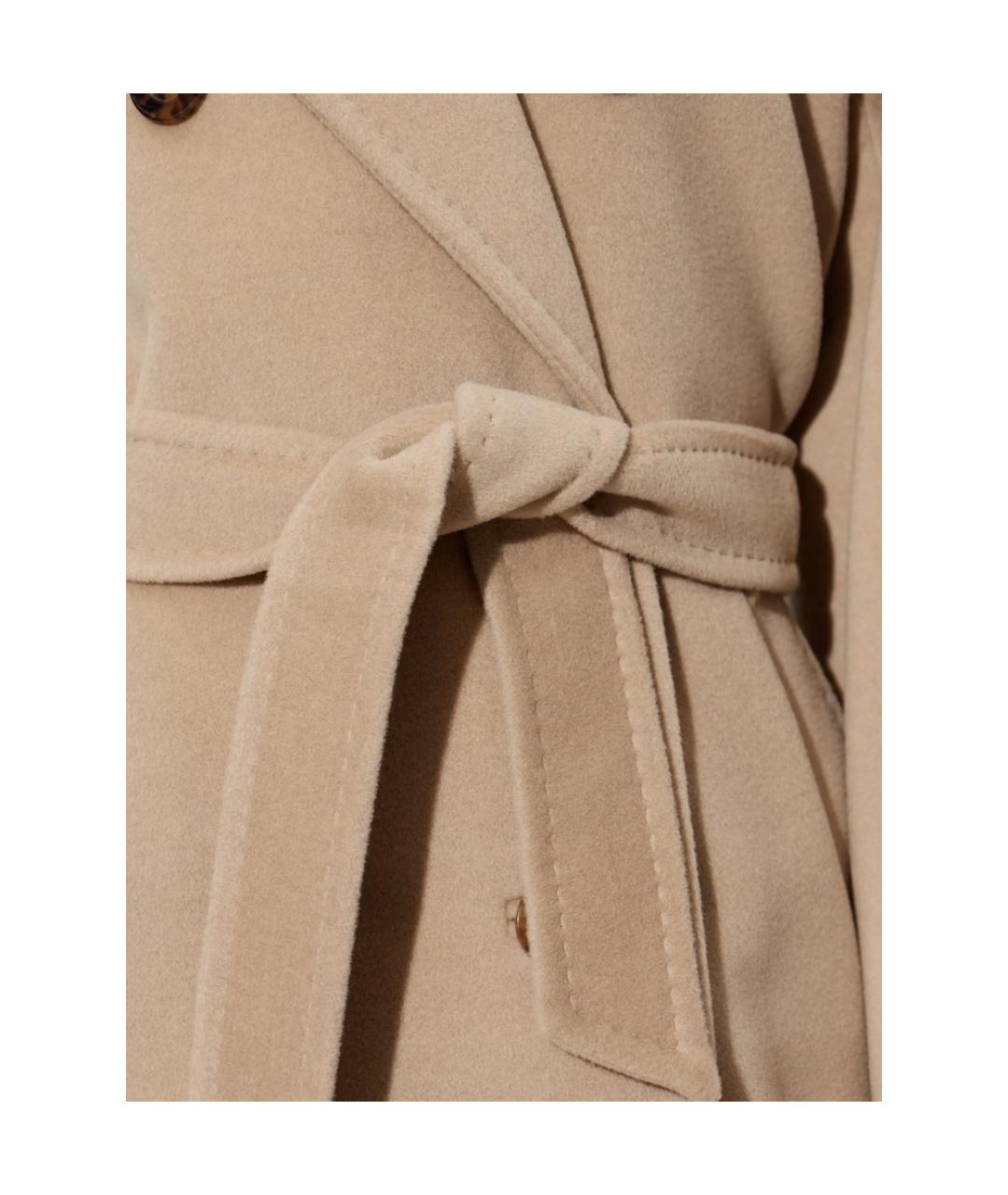 MAX MARA Бежевое кашемировое пальто, фото 2