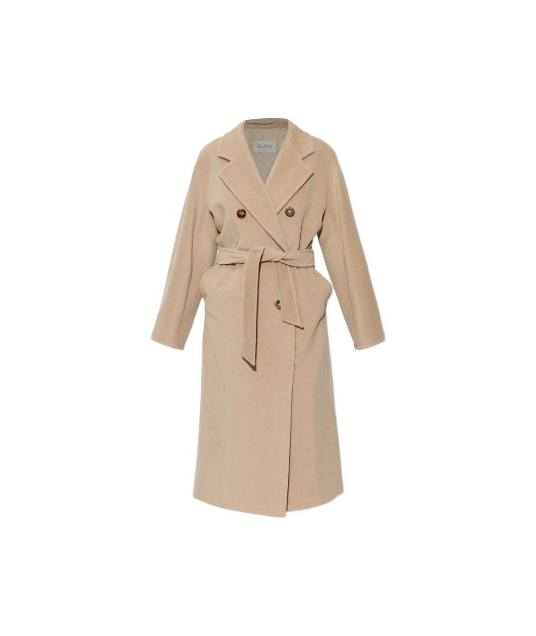 MAX MARA Бежевое кашемировое пальто, фото 1