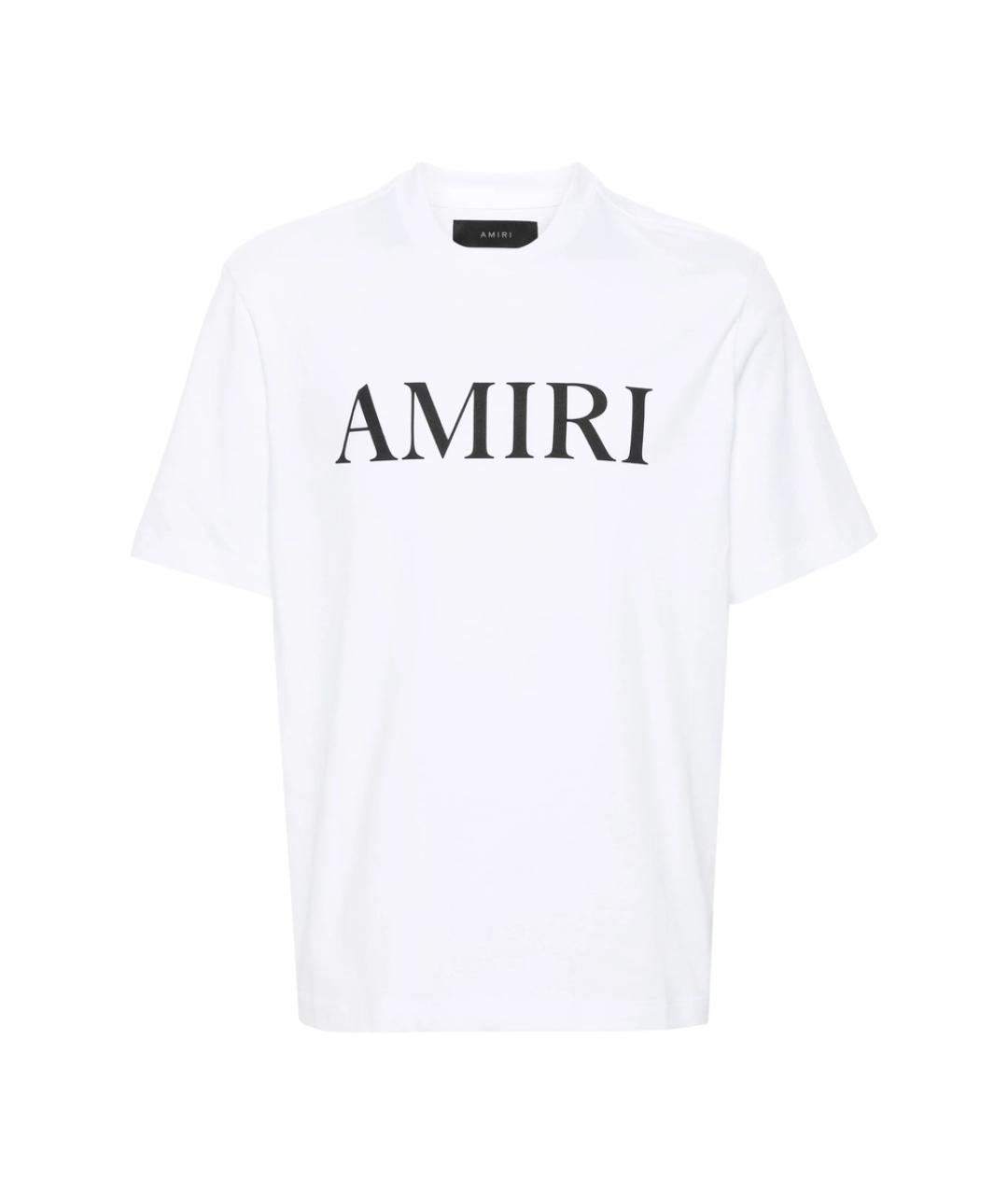 AMIRI Белая хлопковая футболка, фото 1