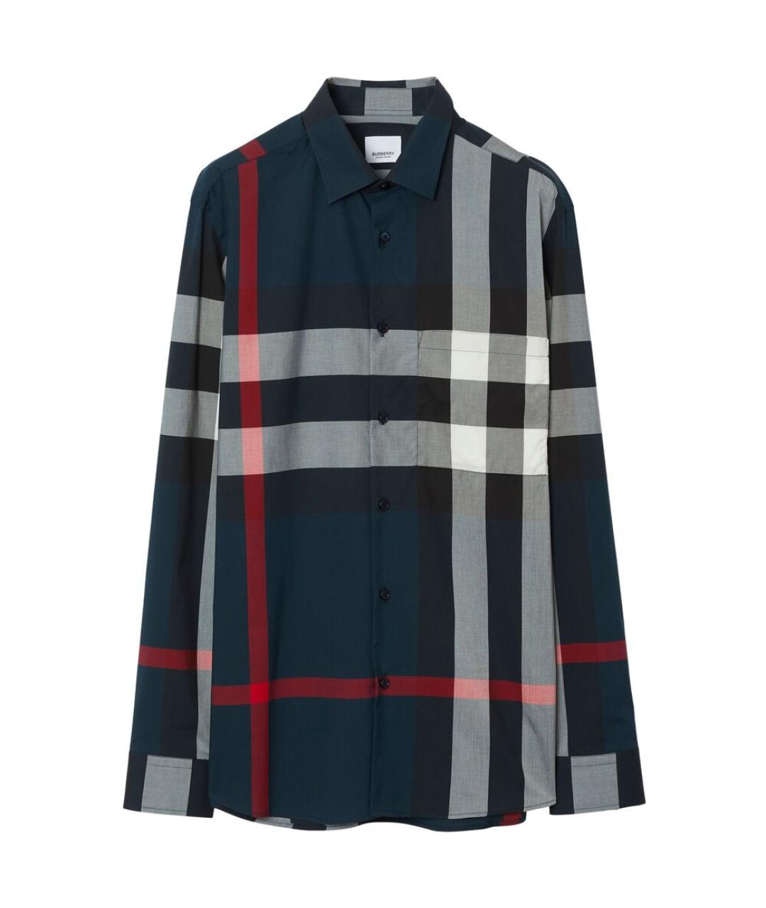 BURBERRY Мульти хлопковая кэжуал рубашка, фото 1