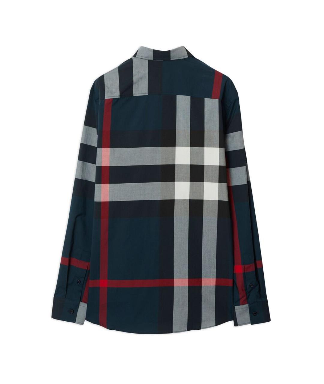 BURBERRY Мульти хлопковая кэжуал рубашка, фото 2