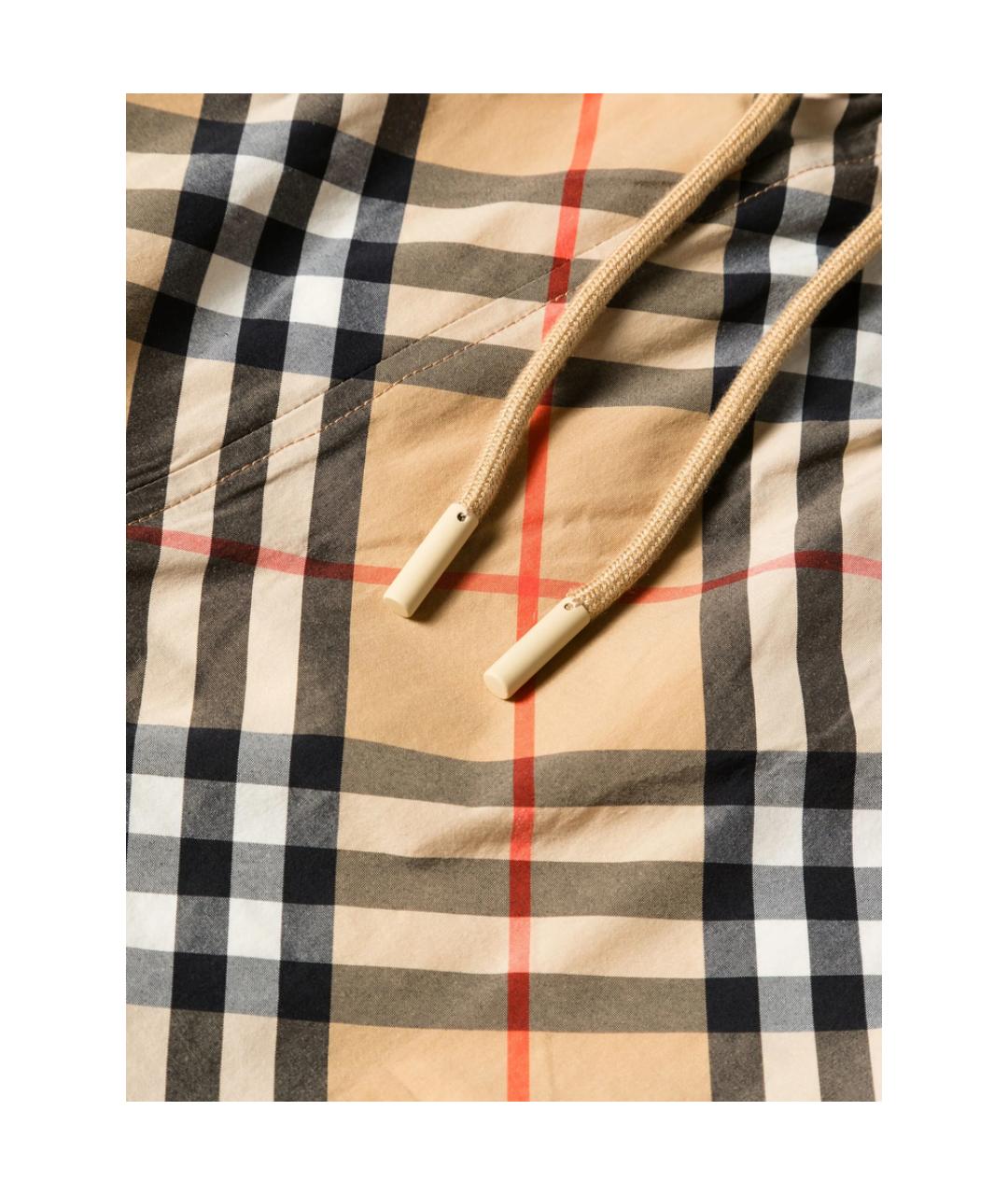 BURBERRY Мульти полиэстеровые шорты, фото 3