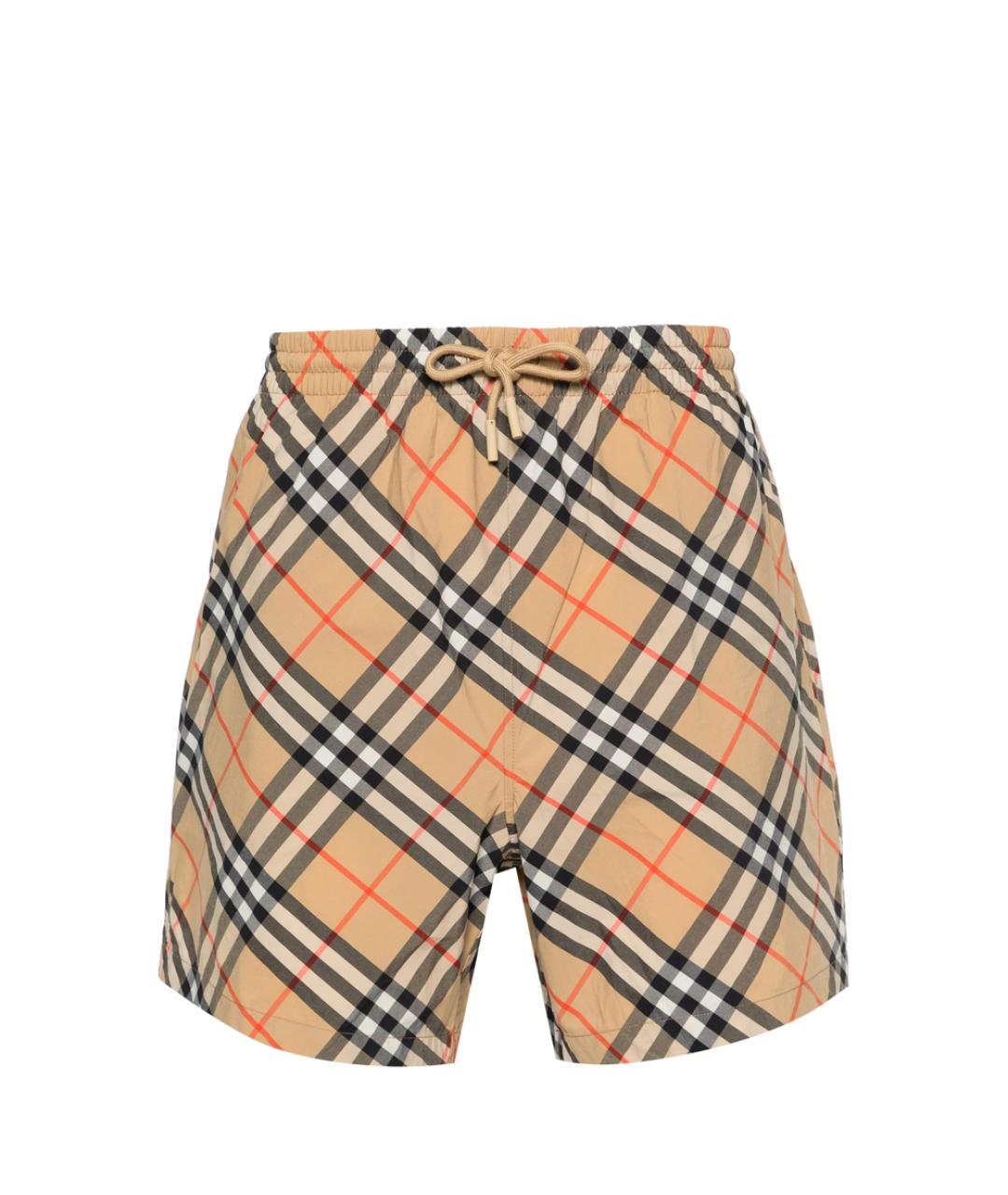 BURBERRY Мульти полиэстеровые шорты, фото 1