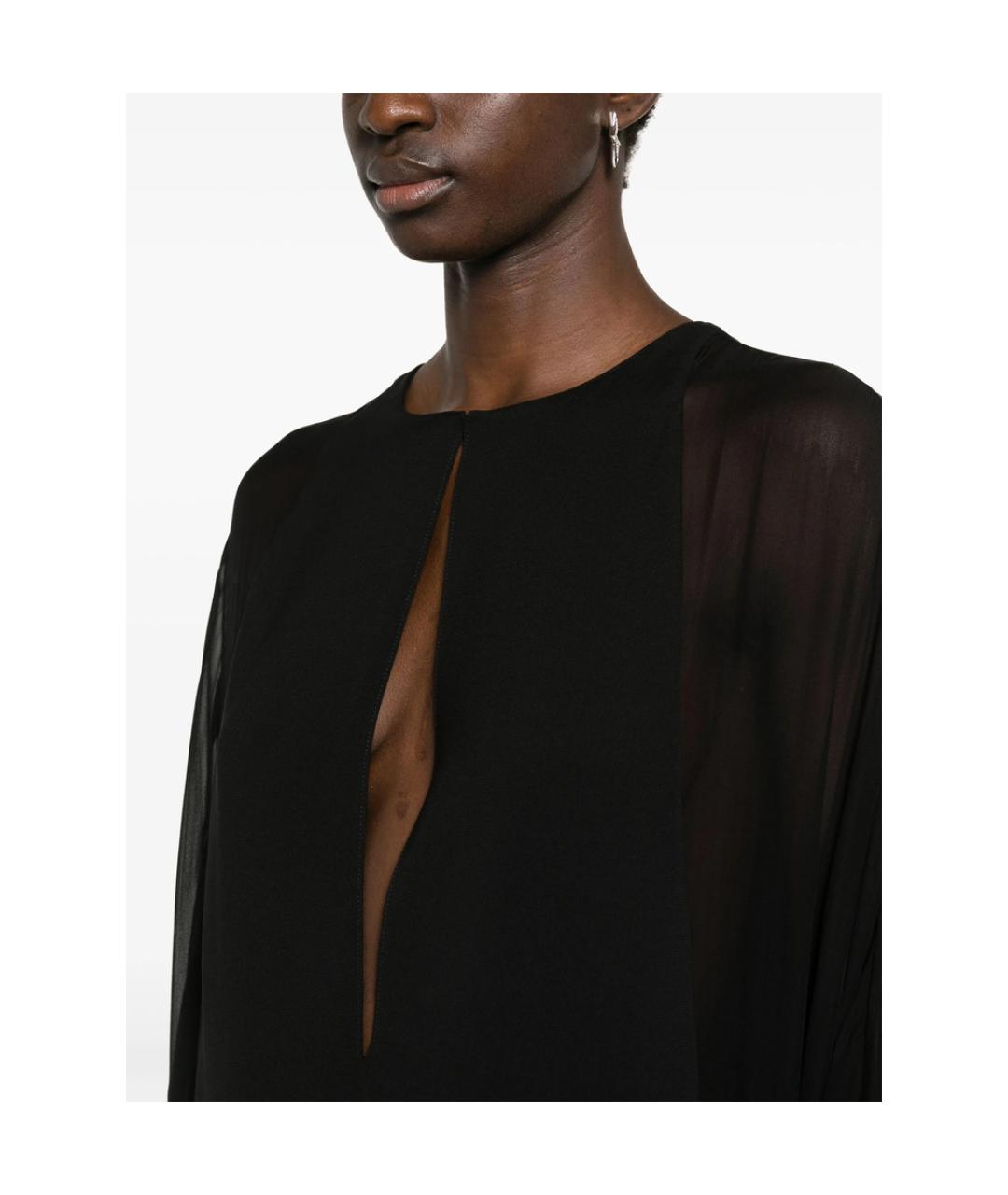 TOM FORD Черное шелковое вечернее платье, фото 3