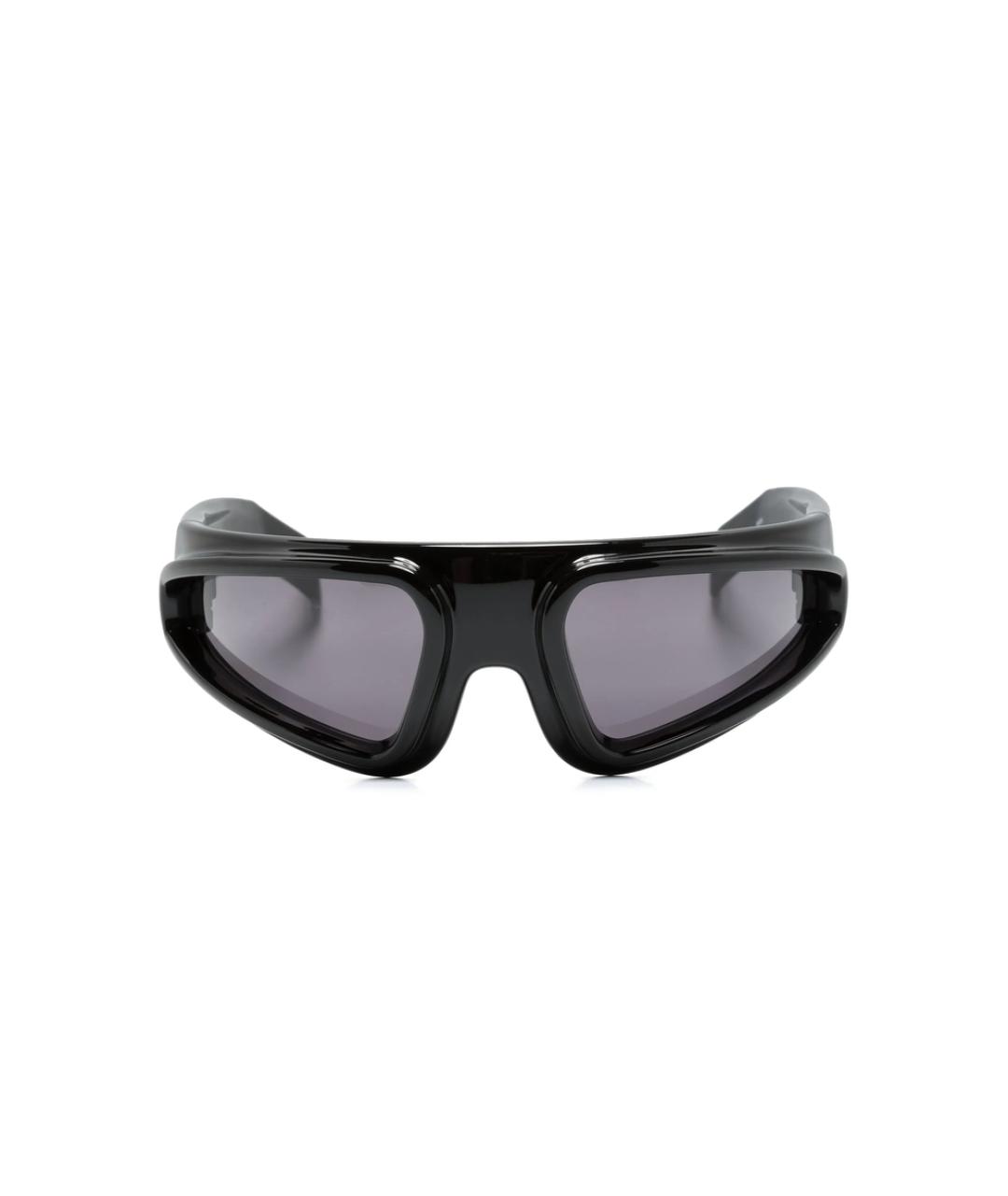 RICK OWENS Черные пластиковые солнцезащитные очки, фото 1