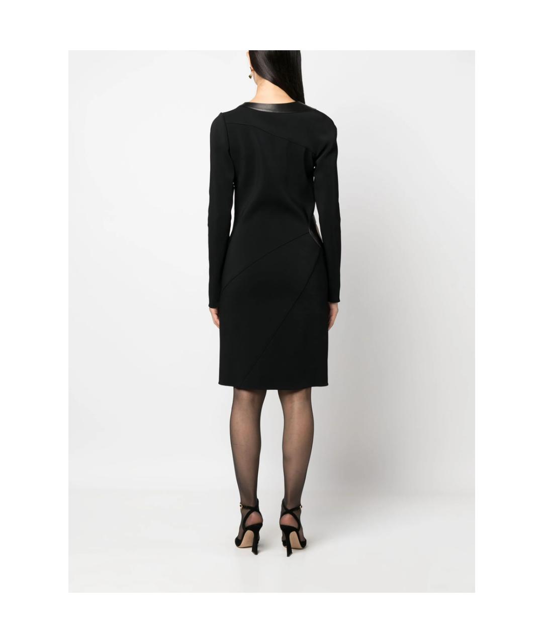 TOM FORD Черное вискозное коктейльное платье, фото 3