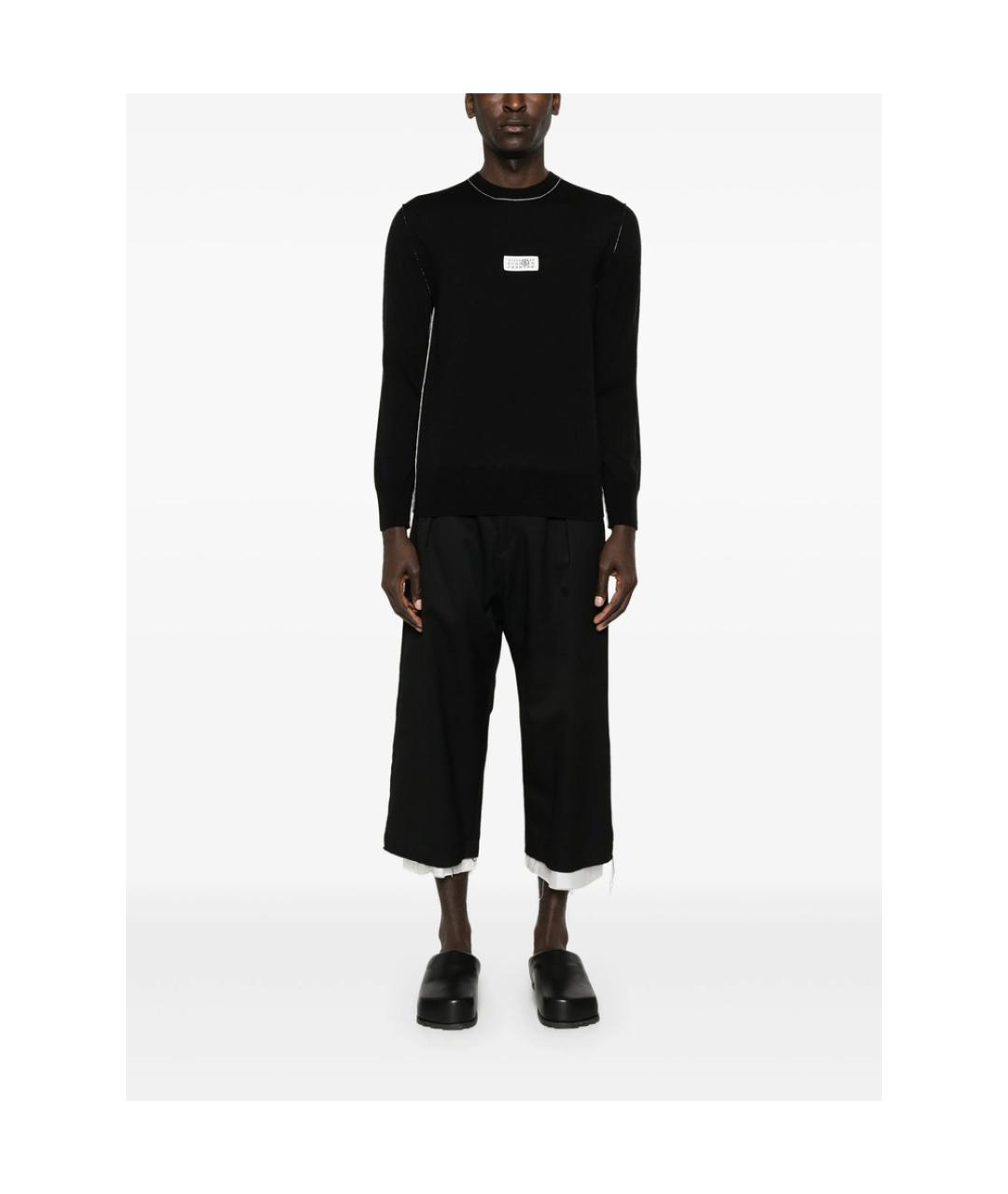 MM6 MAISON MARGIELA Черный джемпер / свитер, фото 4