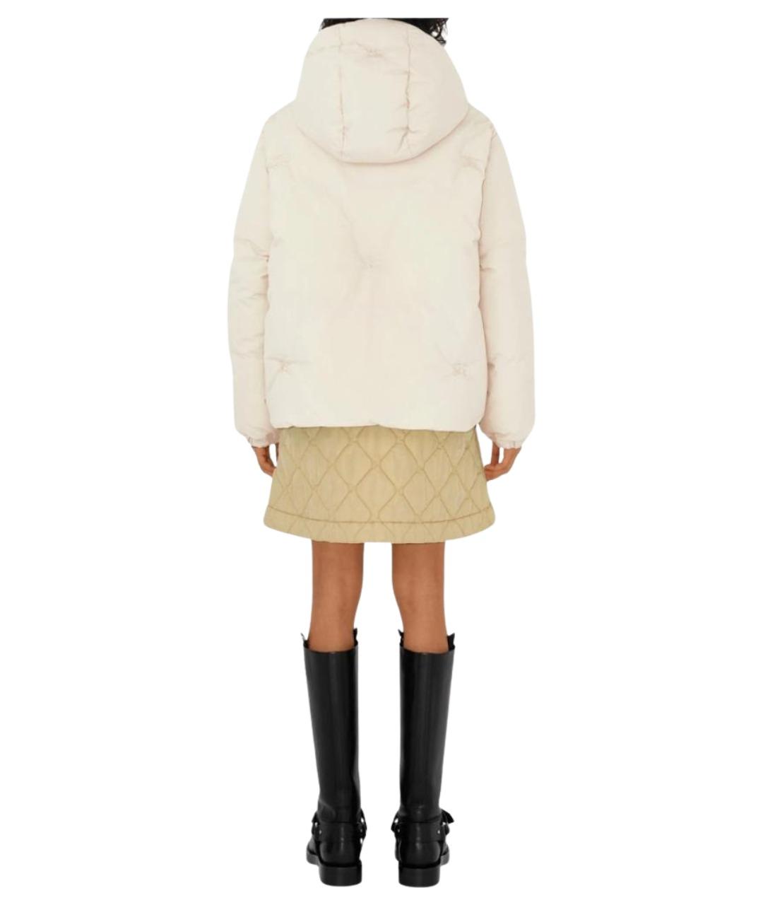 BURBERRY Бежевая юбка миди, фото 2