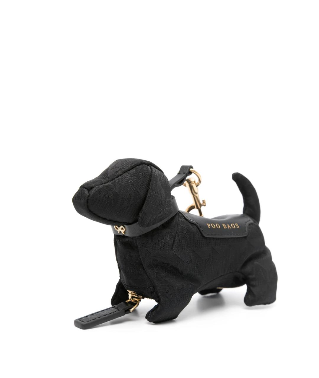 ANYA HINDMARCH Черный брелок, фото 2