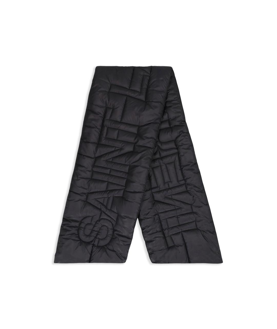 SAINT LAURENT Черный шарф, фото 3
