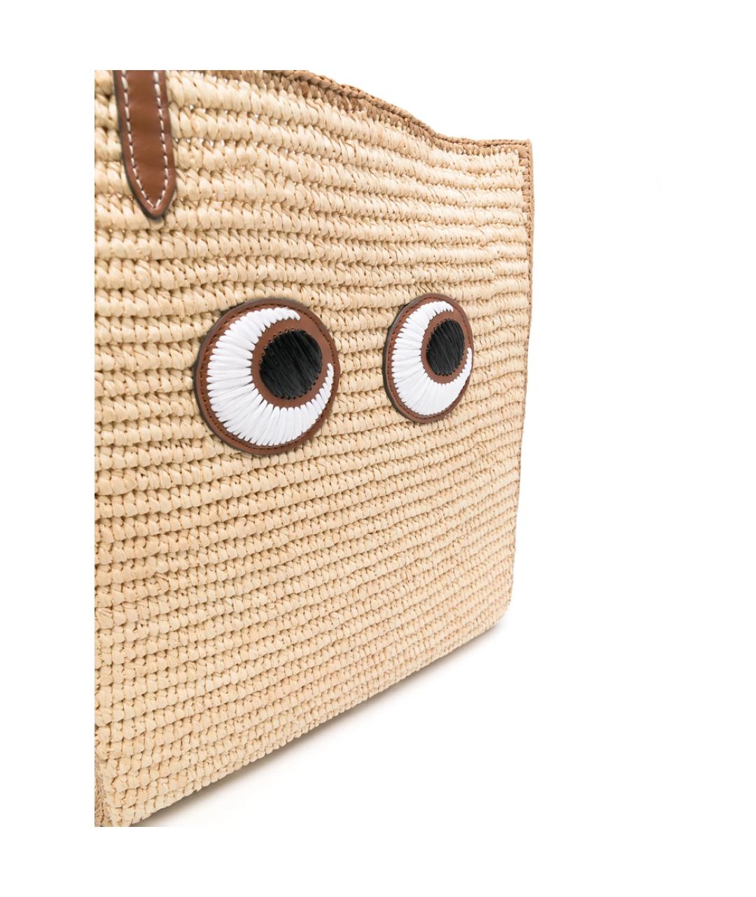 ANYA HINDMARCH Бежевая сумка тоут, фото 4