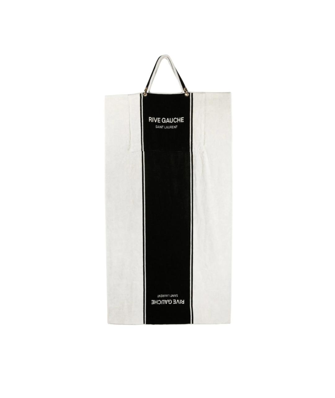 SAINT LAURENT Черная тканевая пляжная сумка, фото 2