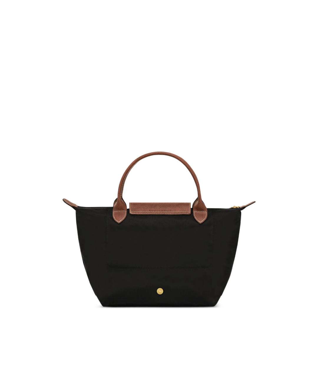 LONGCHAMP Черная синтетическая сумка тоут, фото 5