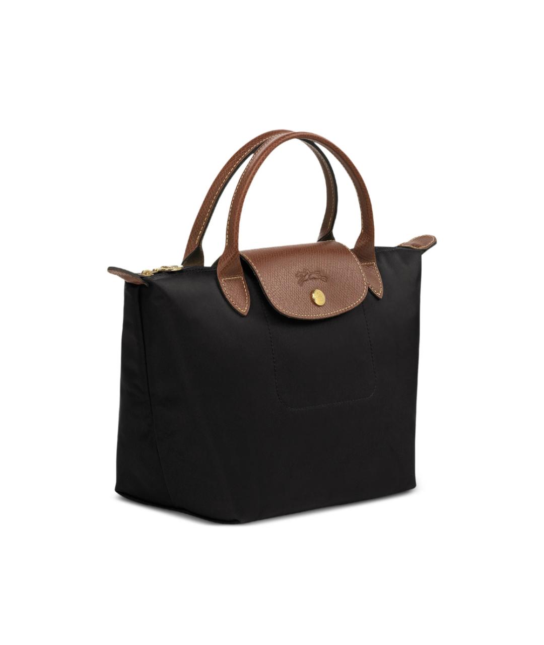 LONGCHAMP Черная синтетическая сумка тоут, фото 6